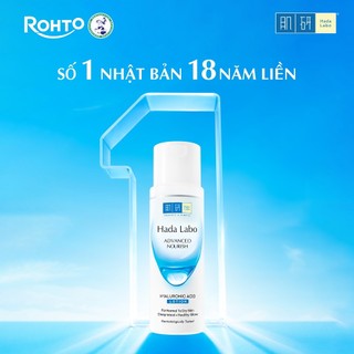 [VB] Combo Nước dưỡng ẩm & túi refill Hada Labo Advanced Nourish cho da dầu (Nước dưỡng 170ml+Túi refill 170ml)