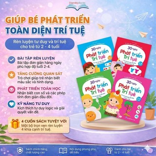 Sách - 30 Ngày Phát Triển Trí Tuệ - Tủ Sách Rèn Luyện Trí Thông Minh (2-4 tuổi)