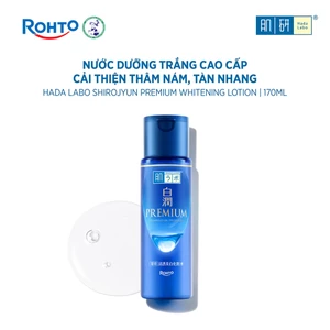 Nước dưỡng trắng cao cấp, cải thiện thâm nám, tàn nhang Hada Labo Shirojyun Premium Whitening Lotion 170ml