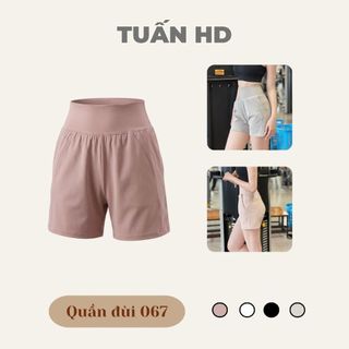 Quần đũi vừa nữ, model: 99182.1.067 Tuấn HD, Tập Gym,Yoga,Chạy Bộ Có Túi 2 Bên Hông Co Dãn 4 Chiều