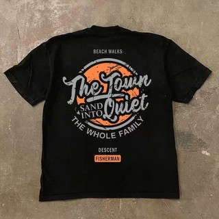 Áo Phông Cổ Tròn Nam Nữ Phối Chữ Logo THE IOUN QUIET Trẻ Trung Chất Liệu Cotton Khô Siêu Thoáng Mát Cực