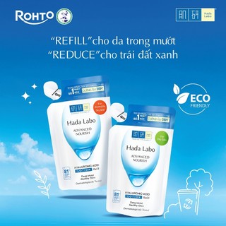Túi refill Nước dưỡng ẩm Hada Labo Advanced Nourish Hyaluronic Acid Lotion cho da thường và da khô 170ml
