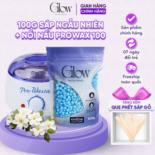 Combo 100gr Sáp Dừa Xanh Premium + Nồi Nấu Sáp Wax Lông ProWax100 GLOW CHE TÊN SẢN PHẨM - 8582