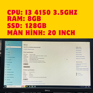 Combo Trọn Bộ Máy Tính Acer Đồng Bộ Core i3 4150 / RAM 8GB / SSD 128GB + Màn Hình 20 Inch - Mua Về Cắm Điện Là Dùng