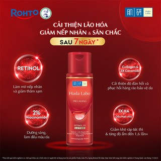 Nước dưỡng cải thiện dấu hiệu lão hóa Hada Labo Pro-Aging Retinol B3 Lotion 170ml