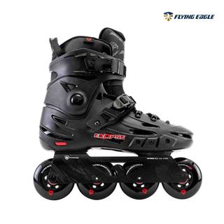 Giày patin người lớn Flying Eagle F5S+ Eclipse bánh cao su đặc, chịu tải trọng dưới 100kg 2 màu đen/hồng