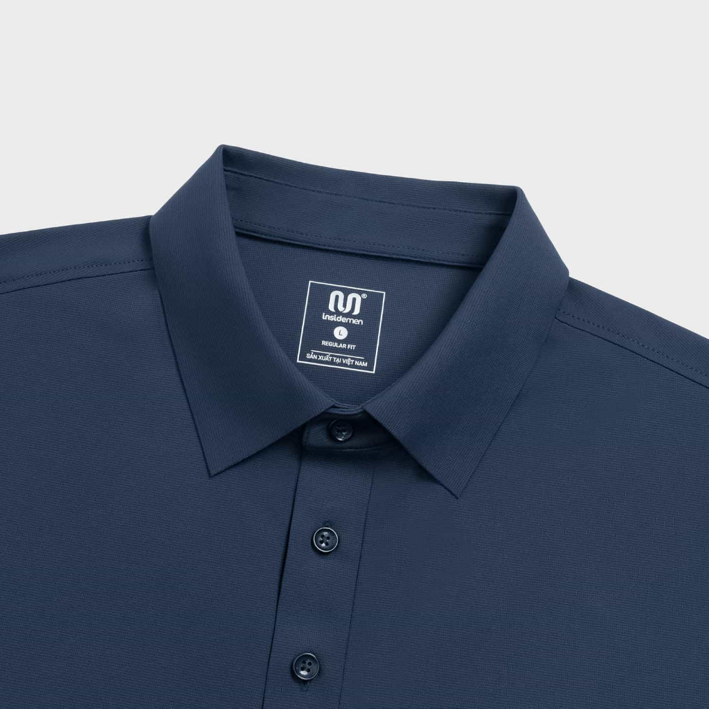 Áo Polo Nam Insidemen Active Regular Fit Jacquard họa tiết độc đáo IPS110EDP01