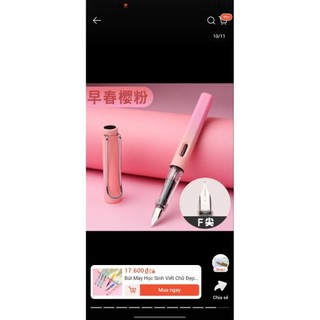 Bút máy học sinh viết chữ đẹp ngòi EF 0.38mm bút mực ngòi trơn-Siêu bền- Siêu rẻ