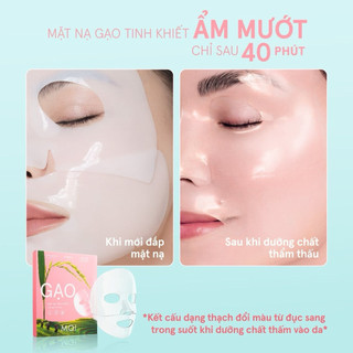 Set 2 Hộp Mặt Nạ Gạo Tinh Khiết Sáng Da - Hydrogel Rice Mask (6 Miếng - 32g)
