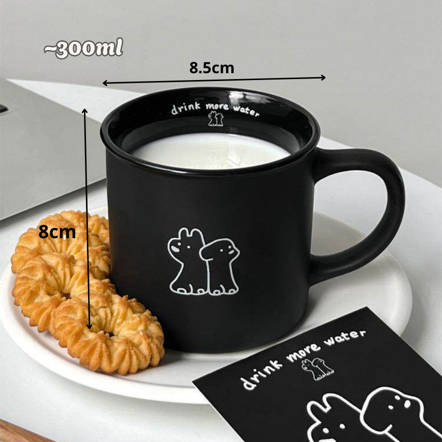 Cốc Sứ Có Quai , Ly Sứ Làm Quà Tặng, Decor, Uống Trà, Cafe Siêu Xinh CSU052