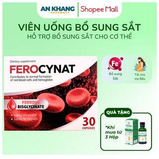 Viên Uống Bổ Sung Sắt Ferocynat Ba Lan - Hỗ Trợ Tăng Cường Sức Khỏe - Ngăn Ngừa Tình Trạng Thiếu Máu