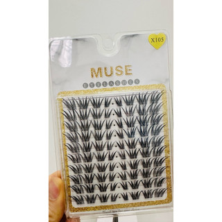 Mi cụm Muse X101 X103 X105 – Mi tơi tự nhiên / sắc nét – Gắn nhanh 3 phút – Không cần nối mi – Nhẹ mắt dễ dùng