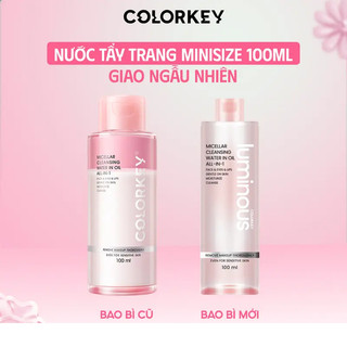 Nước tẩy trang Colorkey Micellar Cleansing Water 2 lớp làm sạch sâu dịu nhẹ cho da sạch lớp makeup