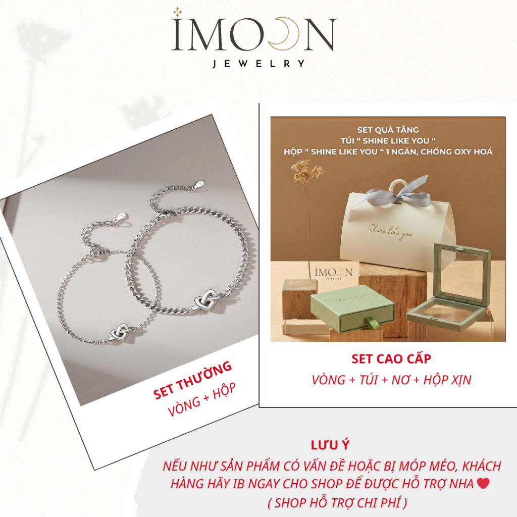 [ HỢP KIM BẠC ] Vòng Tay Đôi "Double Heart" bạc S925 Không Gỉ Tặng Người Yêu, Lắc Tay Đôi Tình Yêu IMOON060