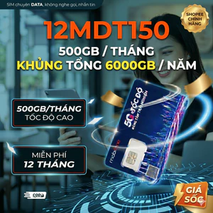 Sim 1 Năm Data Giá Rẻ 5G Vinaphone U1500 ESIM 12MDT150 MXH120 12FHN 12FHCM 12A69S MOBIFONE BIG50Y SIM LẮP CỤC PHÁT
