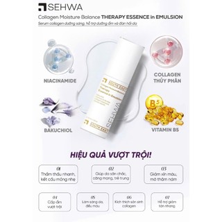 Tinh Chất Dưỡng Trắng SEHWA – Chống Lão Hóa Mờ Nếp Nhăn Cấp Ẩm Collagen 50ml