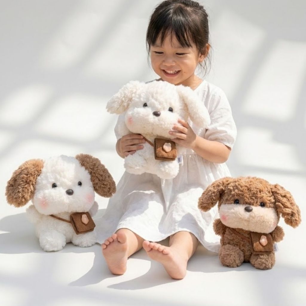 Gấu Bông Mini Hình Thỏ/Mèo/Chó/Gà/Cừu/Teddy Nhiều Mẫu Siêu Dễ Thương, Thú Nhồi Bông Nhỏ Mềm Mại Quà Tặng Cho Bé
