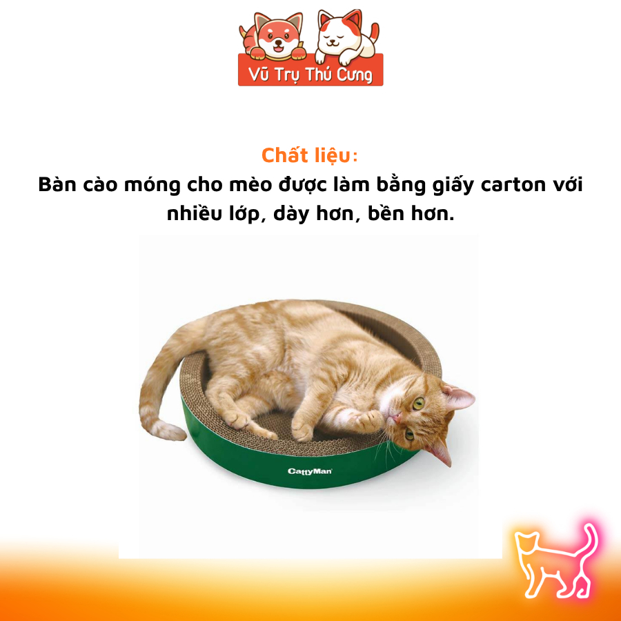 Bàn Cào Móng Cho Mèo Cattyman Thương Hiệu Nhật Bản