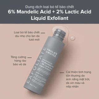 (Hàng Công Ty) Dung dịch Tẩy tế bào chết Paula's Choice BHA 2% và AHA 8% Liquid Exfoliant Duduhouse