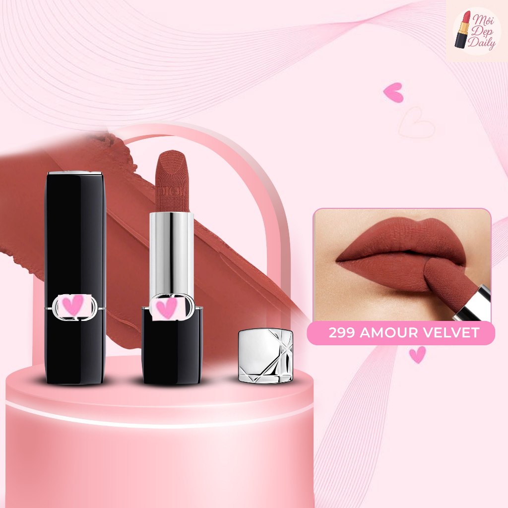 Son thỏi  Rouge Lisptick Fullsize 3.5g Velvet, Matte,Satin phù hợp cho mọi loại môi