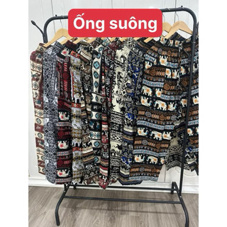 Quần Tole thổ cẩm ống suông