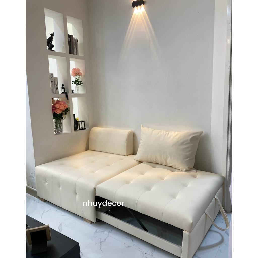 sofa bed giường kéo NHU Y DECOR gấp gọn, thông minh, tiện lợi, Hỏa tốc HCM