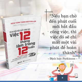 Sách - Việc 12 Tháng Làm Trong 12 Tuần Bizbooks
