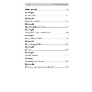 Sách - Việc 12 Tháng Làm Trong 12 Tuần Bizbooks