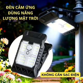 Đèn LED năng lượng mặt trời cảm ứng, chống nước IP65, đèn ngoài trời siêu sáng dùng cho sân vườn, cổng, ban công