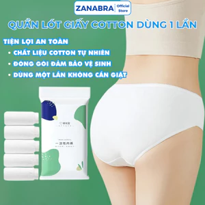 Quần Lót Cotton Kháng Khuẩn Dùng 1 Lần, Combo Quần Lót Tiện Lợi Khi Đi Du Lịch, Đến Kì, Mẹ Bầu Sau Sinh L474