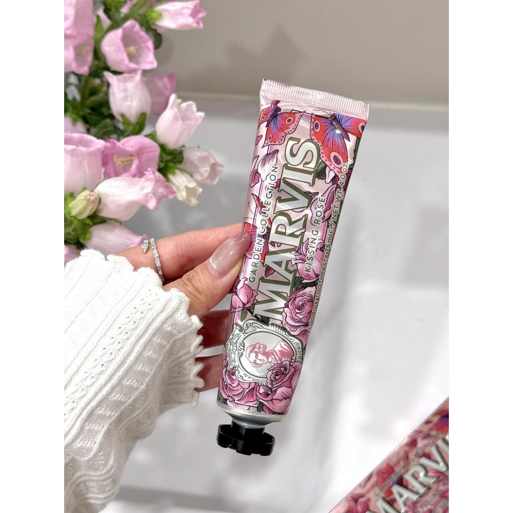 [Giá tốt] Kem đánh răng Marvis Kissing Rose 75ml Chăm sóc răng miệng cao cấp, hương thơm dịu nhẹ