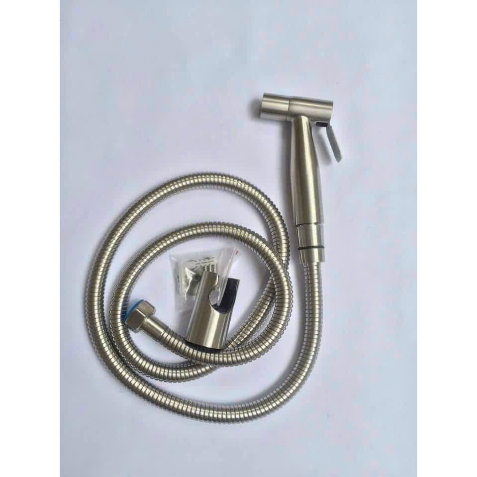 [COMBO] Vòi xịt vệ sinh, vòi xịt bồn cầu chất liệu inox 304 chất rỉ sắt, đầu ren 21mm