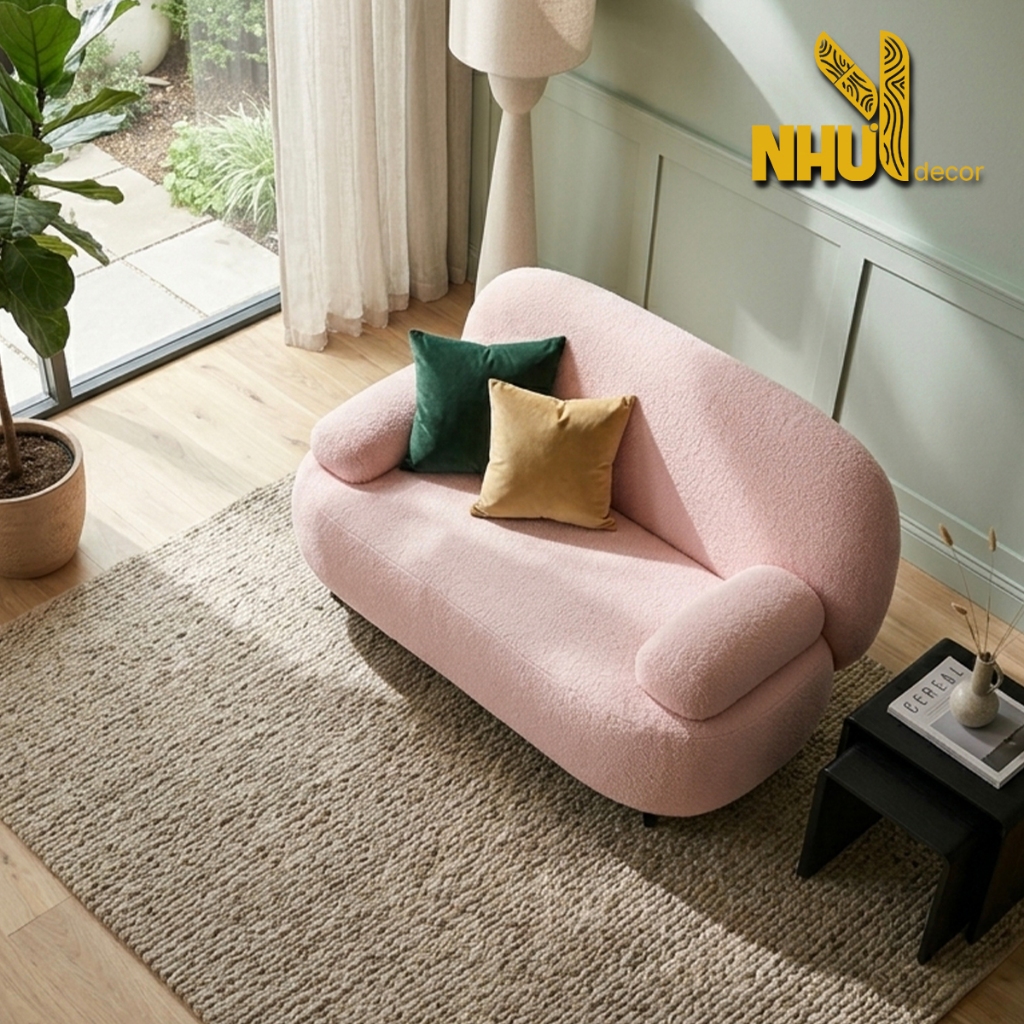 sofa trứng NHƯ Ý DECOR sofa phòng khách ghế đơn, ghế đôn decor xinh, hỏa tốc HCM