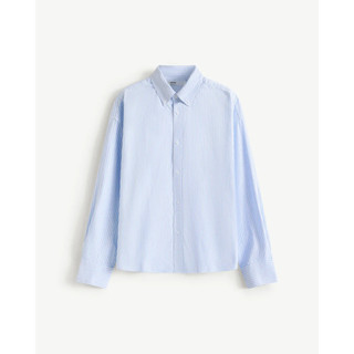 Áo Sơ Mi Nam Smart shirt Tay Dài Kẻ Sọc. Boxy - ROUTINE 10F25SHL013