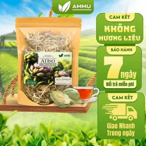 Bông Atiso Sấy Khô AMMU Loại 1 Nguyên Chất Dùng Pha Trà Nấu Nước Hương Dịu Nhẹ 200g