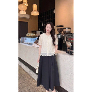 Áo ren thô tay cộc