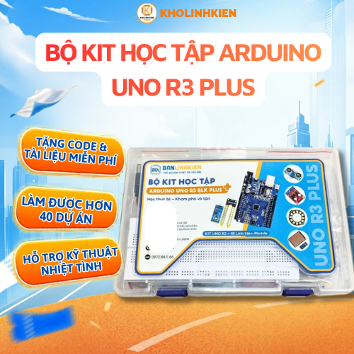[TẶNG CODE MẪU] Bộ Kit Arduino Uno R3 Plus Kholinhkien Bản Nâng Cấp Đầy ...