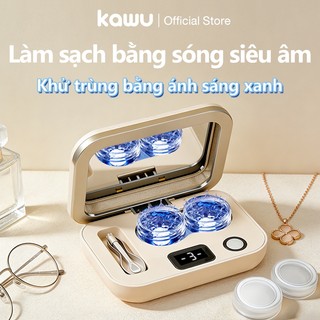 Máy rửa lens tự động Làm sạch bằng sóng siêu âm Khử trùng bằng ánh sáng xanh Máy rửa kính áp tròng