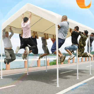 Lều xếp ngoài trời màu kem chống mưa chống nắng mái che bán hàng chợ đêm cắm trại 2x2/3x3/3x4m