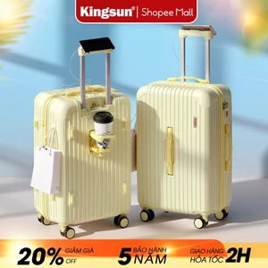 Vali Nhựa Dẻo Khóa Kéo Kingsun A61/219 Size 20/24/28 Chất Liệu Nhựa ABS+PC siêu đẹp thời trang