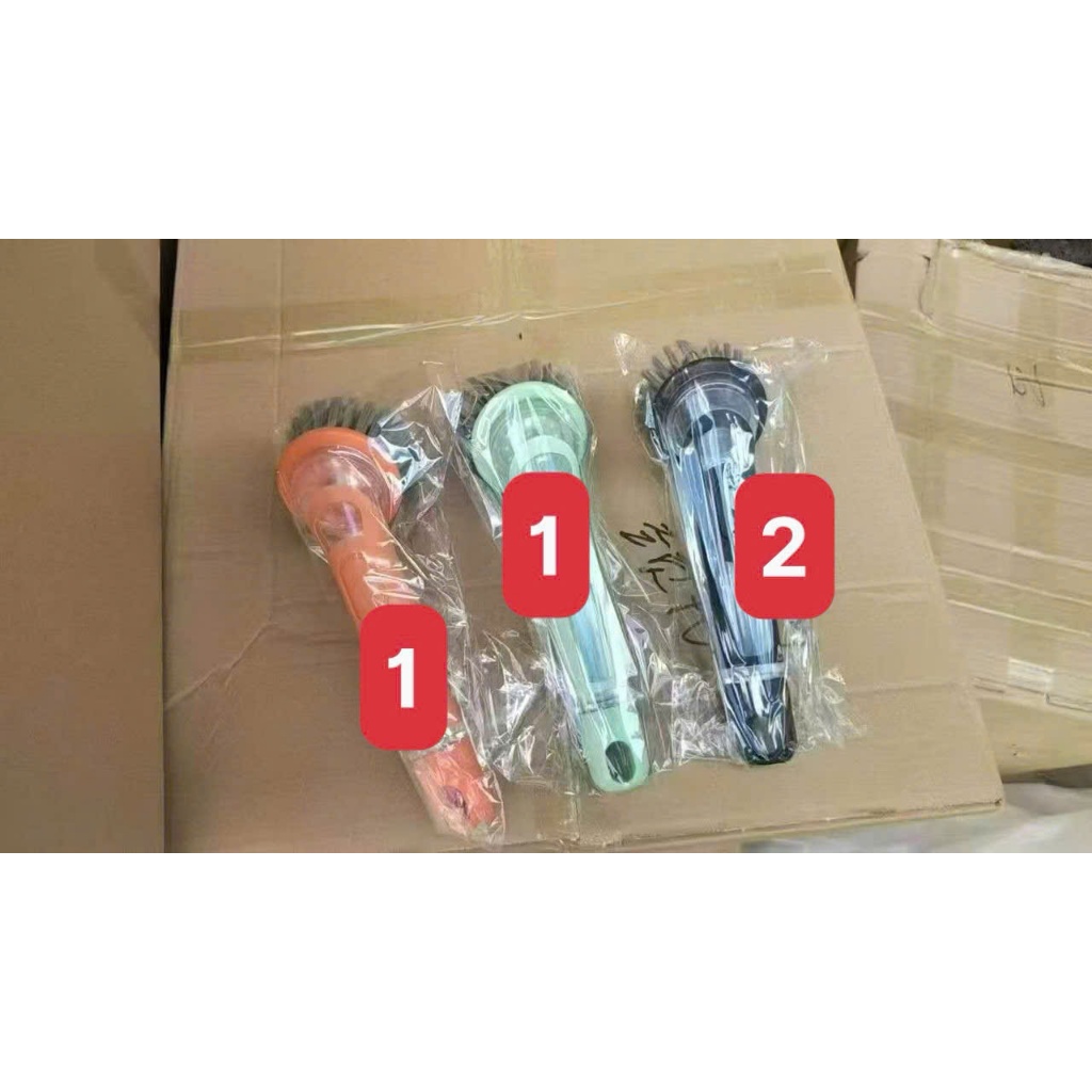 Bàn chải chảo nhà bếp GIỚI HẠN INDEX, Bàn chải rửa chén dạng lỏng tự động chống trượt sáng tạo, Máy ép đa năng Máy ép ta