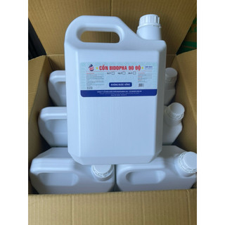 Cồn can 5 lít 70 độ .90 độ bidophar ( k hương)
