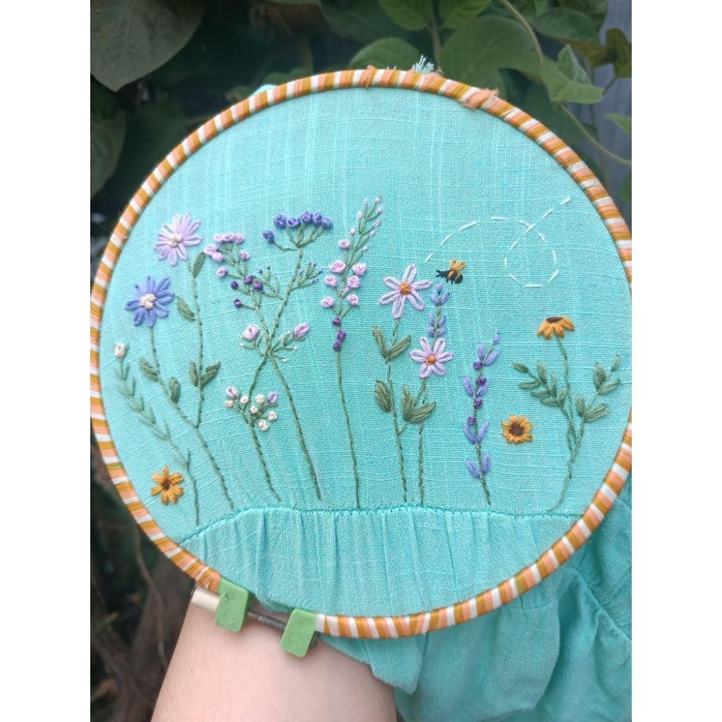 ÁO LINEN THÊU VƯỜN HOA 2HAND NHẬT