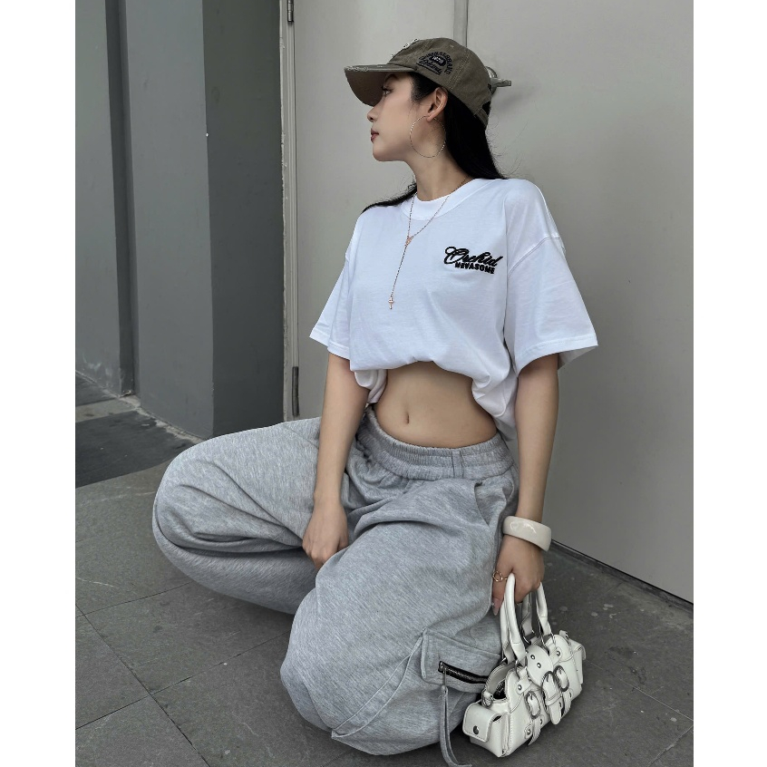 Áo Thun Boxy Orchid Nevasome Cotton 250gsm LocalBrand Tay Lỡ Form Rộng Nam Nữ Menswear Womenswear