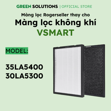 Màng Lọc Rogerseller® Tương Thích Màng lọc không khí Vsmart 30LA5300, Vsmart 35LA5400, bộ lọc, màng lọc Hepa Vsmart