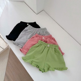 Quần hè trẻ em,  Quần đùi bèo nhiều màu bé gái 9-26kg Q231 Tiểu Yến KID