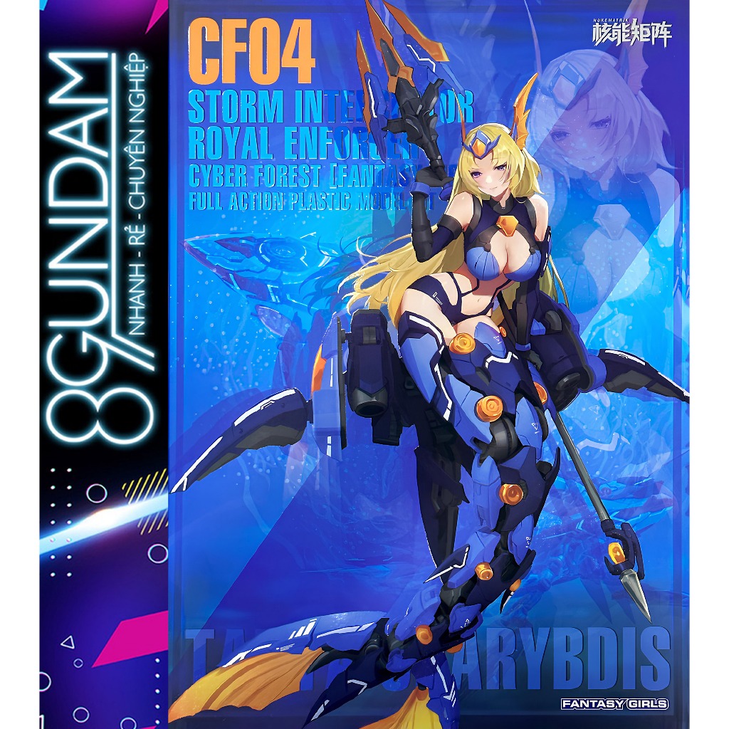 [CÓ SẴN] Mô Hình Lắp Ráp Cyber Forest Fantasy Girls Storm Interceptor ...