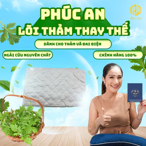 Lõi ngải cứu, lõi điện, vỏ thảm thay thế cho thảm điện, đai điện chính hãng Phúc An, ngải cứu nguyên chất