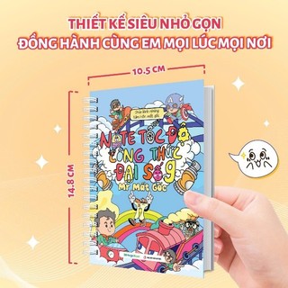 Sách [Mr Mất Gốc] Note tốc độ - Công thức Đại số Lớp 9