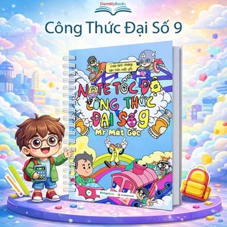 Sách [Mr Mất Gốc] Note tốc độ - Công thức Đại số Lớp 9